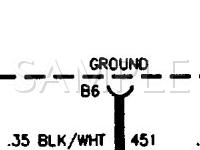 1998 Buick Lesabre Limited 3.8 V6 GAS Wiring Diagram