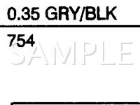 1998 Cadillac Seville STS 4.6 V8 GAS Wiring Diagram