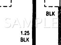 1998 Chevrolet Metro  1.0 L3 GAS Wiring Diagram