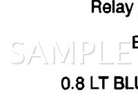 1998 Oldsmobile Silhouette  3.4 V6 GAS Wiring Diagram