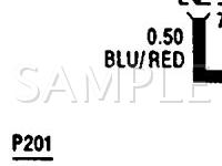 1998 Chevrolet Tracker  1.6 L4 GAS Wiring Diagram