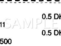 1998 GMC G15/G1500 VAN  5.7 V8 GAS Wiring Diagram