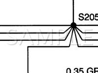 1998 GMC Sonoma  4.3 V6 GAS Wiring Diagram