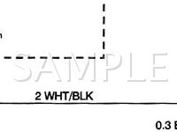 1998 Chevrolet Prizm  1.8 L4 GAS Wiring Diagram