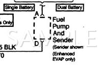 1998 Chevrolet K2500 Suburban  7.4 V8 GAS Wiring Diagram