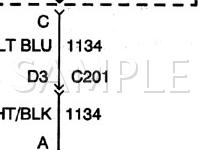 2000 Chevrolet Lumina  3.1 V6 GAS Wiring Diagram