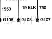 2000 GMC Sonoma  4.3 V6 GAS Wiring Diagram