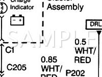 2000 Chevrolet Metro  1.0 L3 GAS Wiring Diagram