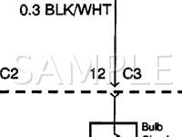 2000 Chevrolet Prizm  1.8 L4 GAS Wiring Diagram