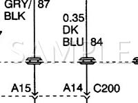 2000 GMC Savana 1500  4.3 V6 GAS Wiring Diagram