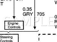 2000 Chevrolet K2500 Pickup  6.5 V8 DIESEL Wiring Diagram