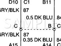 2000 GMC K2500 Pickup  6.5 V8 DIESEL Wiring Diagram