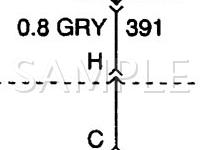 2000 Oldsmobile Bravada  4.3 V6 GAS Wiring Diagram