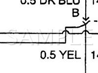2000 Pontiac Bonneville  3.8 V6 GAS Wiring Diagram