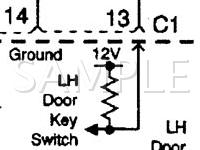 2000 Chevrolet Corvette  5.7 V8 GAS Wiring Diagram