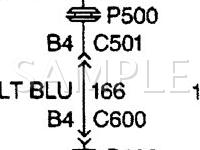 2000 Chevrolet Malibu LS 3.1 V6 GAS Wiring Diagram