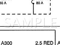 2001 Cadillac Catera  3.0 V6 GAS Wiring Diagram