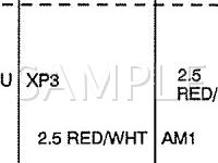 2001 Cadillac Catera  3.0 V6 GAS Wiring Diagram