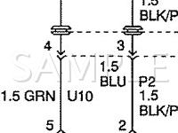 2001 Cadillac Catera  3.0 V6 GAS Wiring Diagram