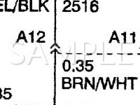 2001 Cadillac Deville DTS 4.6 V8 GAS Wiring Diagram