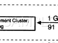 2001 Cadillac Eldorado ETC 4.6 V8 GAS Wiring Diagram