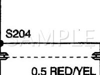 2001 Chevrolet Metro LSI 1.3 L4 GAS Wiring Diagram