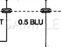 2001 Chevrolet Metro LSI 1.3 L4 GAS Wiring Diagram