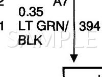 2002 Chevrolet Cavalier  2.2 L4 GAS Wiring Diagram