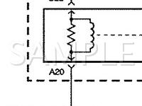 2004 Chevrolet Cavalier  2.2 L4 GAS Wiring Diagram