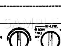 1990 Chevrolet Corsica LT 2.2 L4 GAS Wiring Diagram