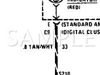 1990 Chevrolet Beretta  2.2 L4 GAS Wiring Diagram