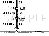 1990 Buick Century Limited 2.5 L4 GAS Wiring Diagram