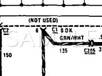 1990 Chevrolet Celebrity  3.1 V6 GAS Wiring Diagram