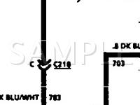 1990 Chevrolet Corvette  5.7 V8 GAS Wiring Diagram