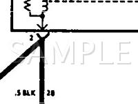 1990 Chevrolet Corvette  5.7 V8 GAS Wiring Diagram
