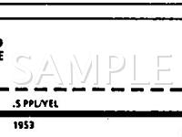 1990 Chevrolet Corvette  5.7 V8 GAS Wiring Diagram