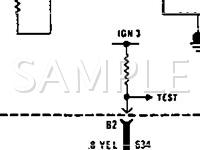 1990 Cadillac Fleetwood  4.5 V8 GAS Wiring Diagram