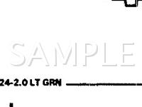 1990 Chevrolet P30 VAN  4.3 V6 GAS Wiring Diagram