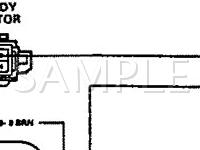 1990 GMC P35/P3500 VAN  5.7 V8 GAS Wiring Diagram