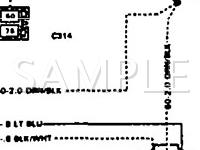 1990 Chevrolet R1500 Suburban  5.7 V8 GAS Wiring Diagram
