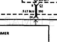 1990 Chevrolet Lumina APV  3.1 V6 GAS Wiring Diagram