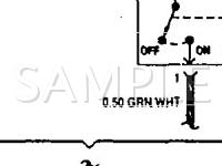 1990 GEO Metro XFI 1.0 L3 GAS Wiring Diagram