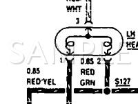 1990 GEO Prizm GSI 1.6 L4 GAS Wiring Diagram