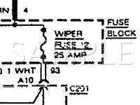 1990 Cadillac Seville STS 4.5 V8 GAS Wiring Diagram