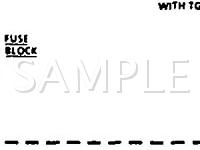 1990 Chevrolet Lumina  2.5 L4 GAS Wiring Diagram