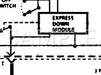 1990 Oldsmobile Cutlass Supreme  2.3 L4 GAS Wiring Diagram