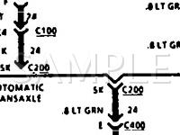 1990 Chevrolet Lumina  3.1 V6 GAS Wiring Diagram