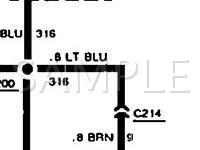 1990 Oldsmobile Cutlass Calais International 2.3 L4 GAS Wiring Diagram