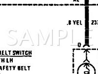 1991 Chevrolet Corsica LT 2.2 L4 GAS Wiring Diagram