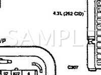 1991 GMC Sonoma  2.5 L4 GAS Wiring Diagram
